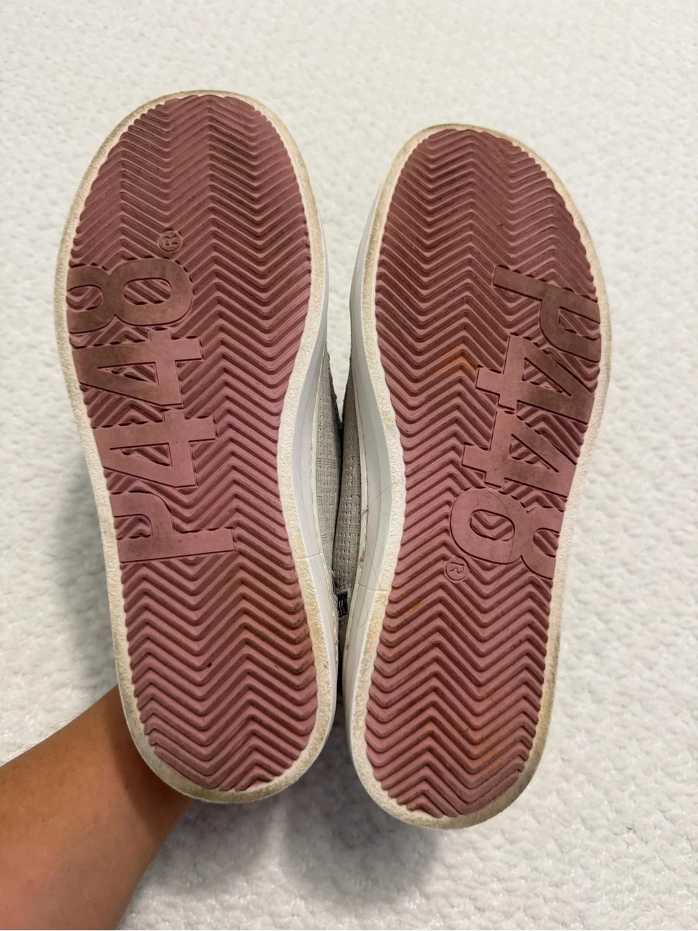 P448 Skate Flax Laser Cut Leather High-Top Zip Sneakers Women’s Size EU40